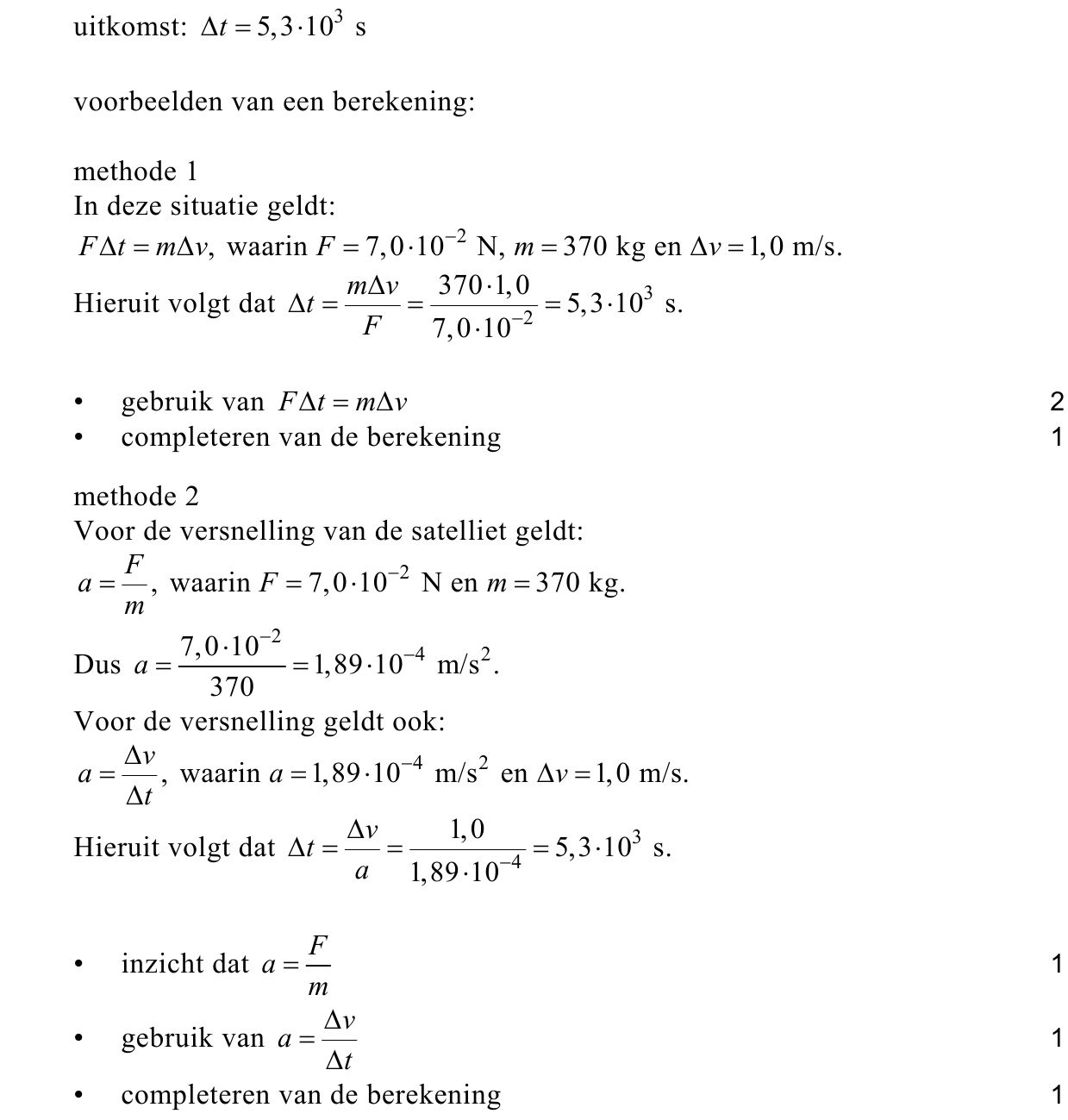 beoordelingsmodel vraag 12