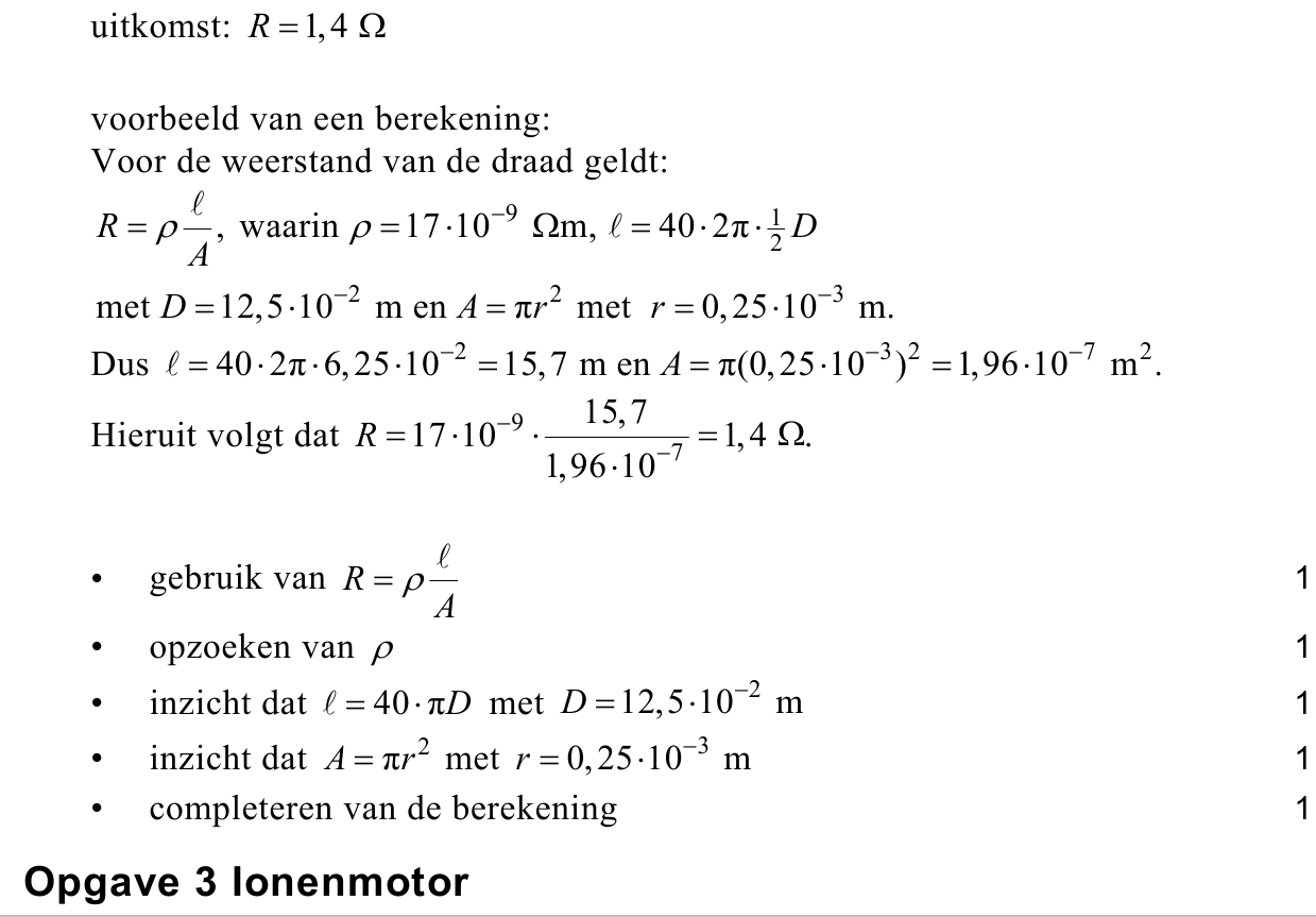 beoordelingsmodel vraag 9