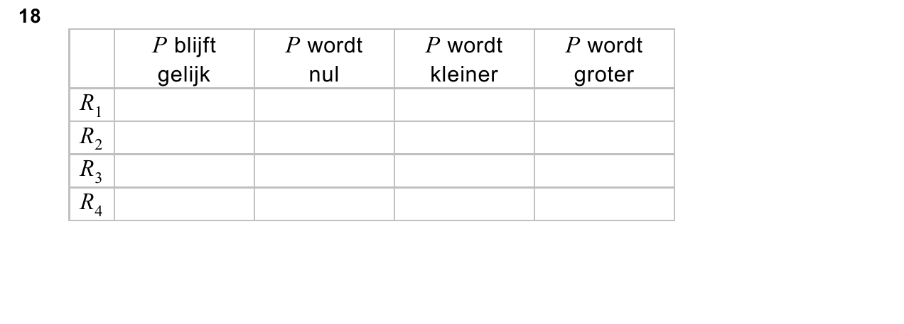 uitwerkbijlage bij vraag 18