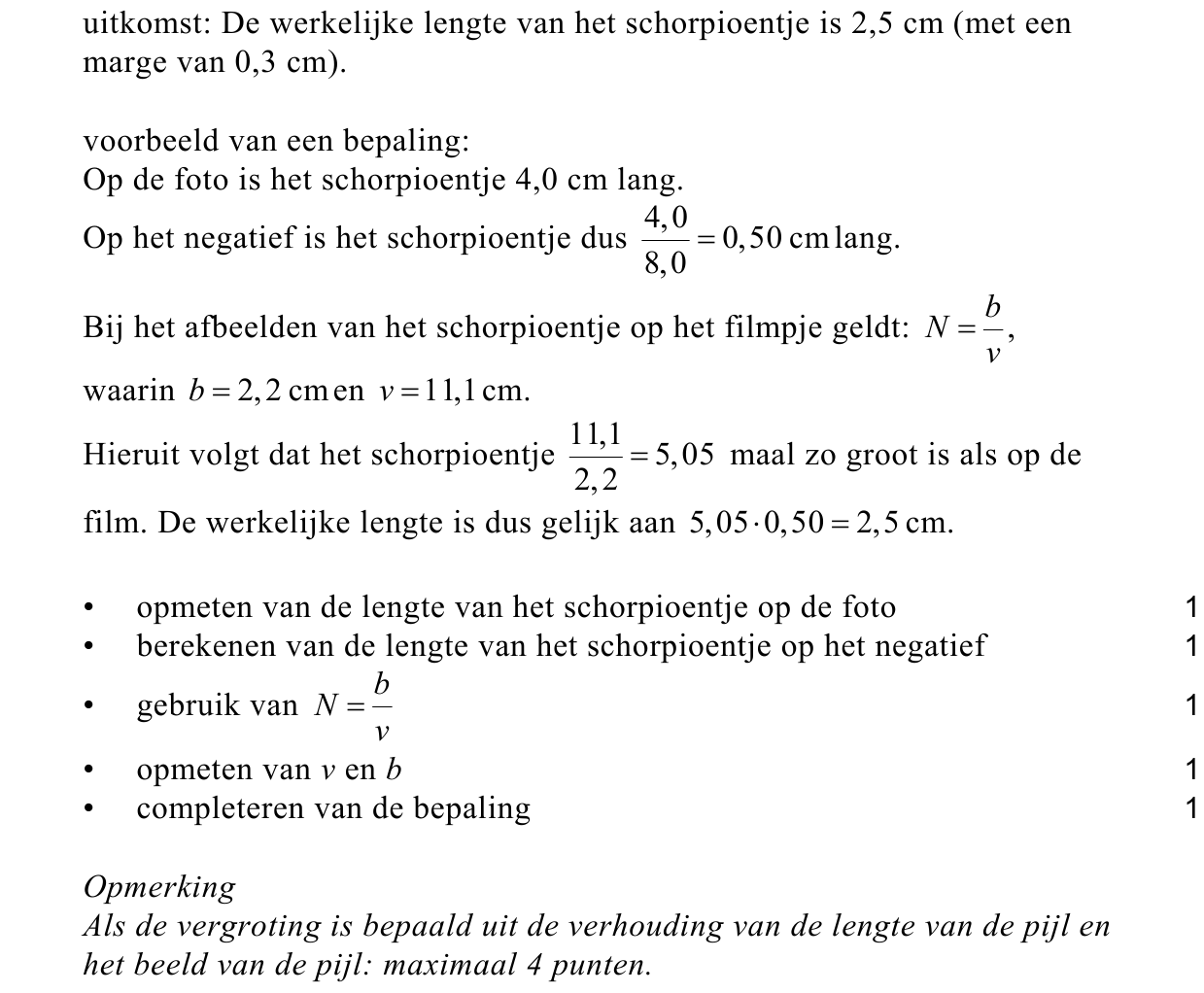 beoordelingsmodel vraag 2
