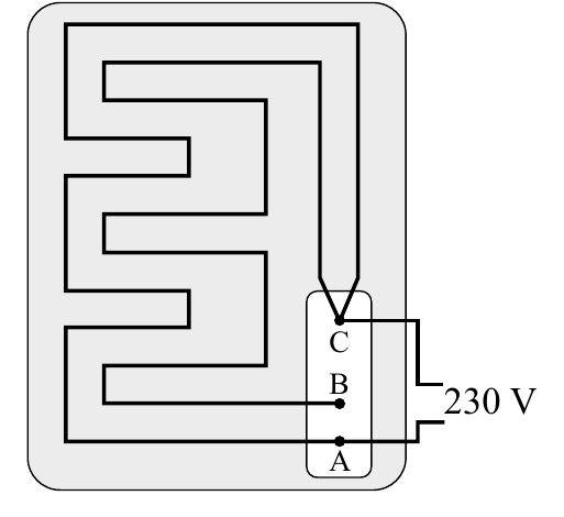 C B 230 V A