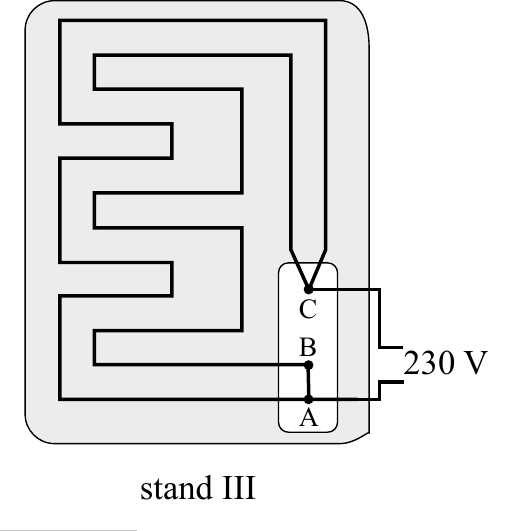 C B 230 V A stand III