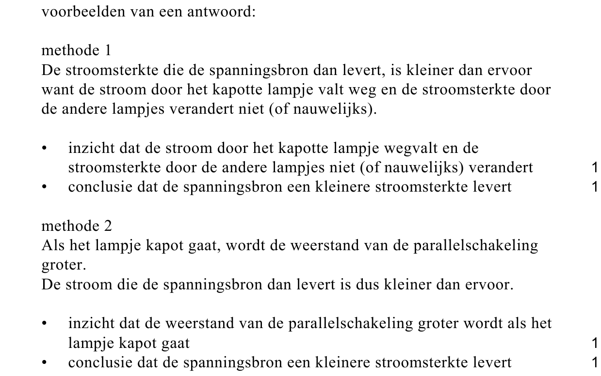 beoordelingsmodel vraag 18