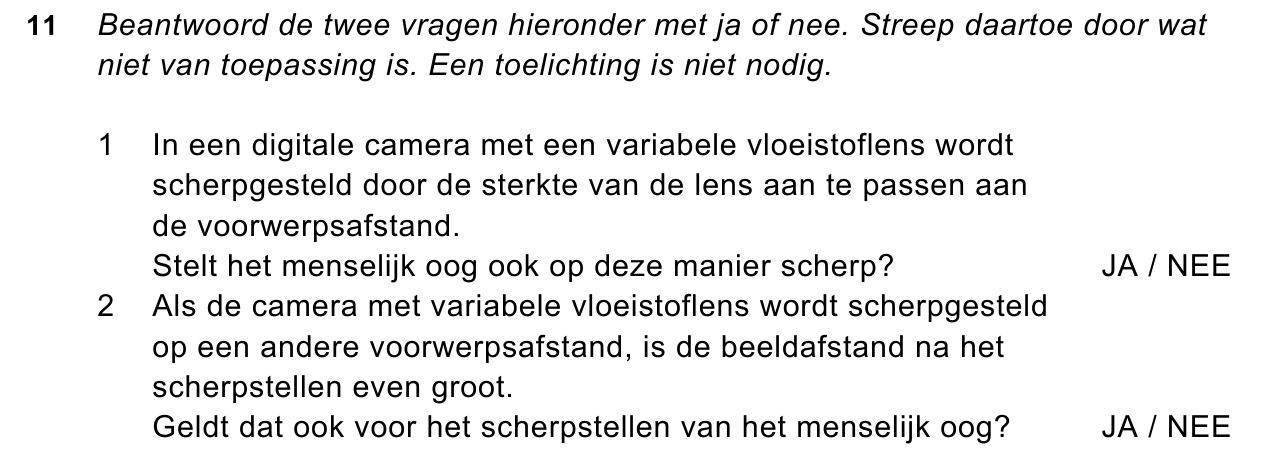 uitwerkbijlage bij vraag 11