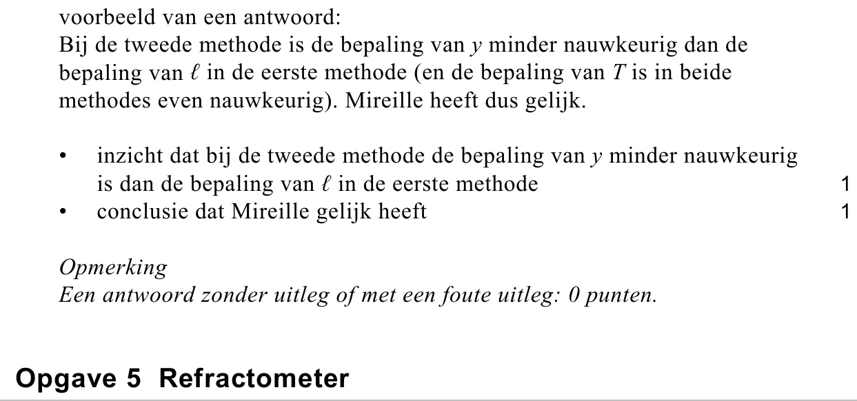 beoordelingsmodel vraag 19