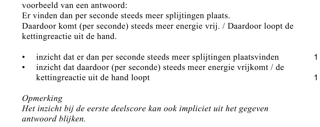 beoordelingsmodel vraag 19
