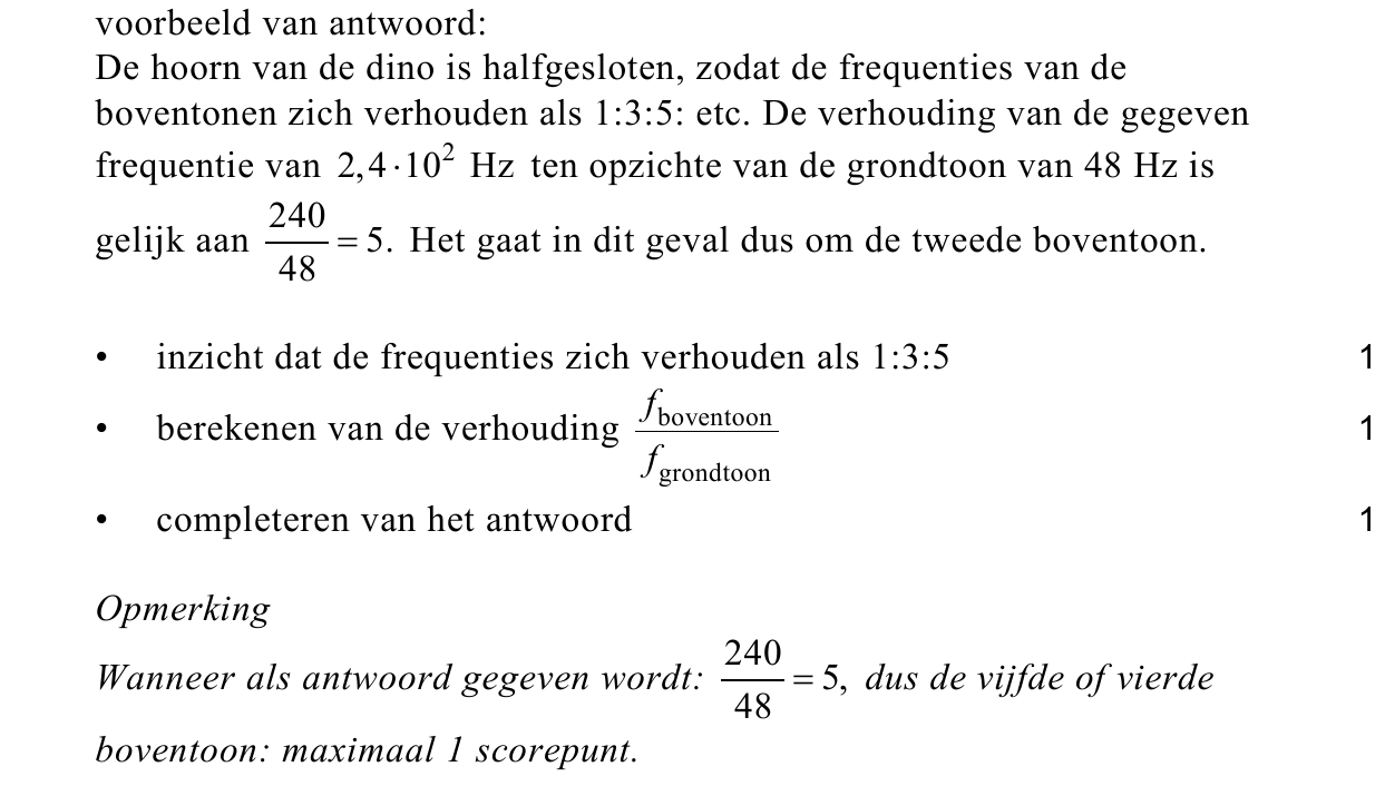 beoordelingsmodel vraag 3