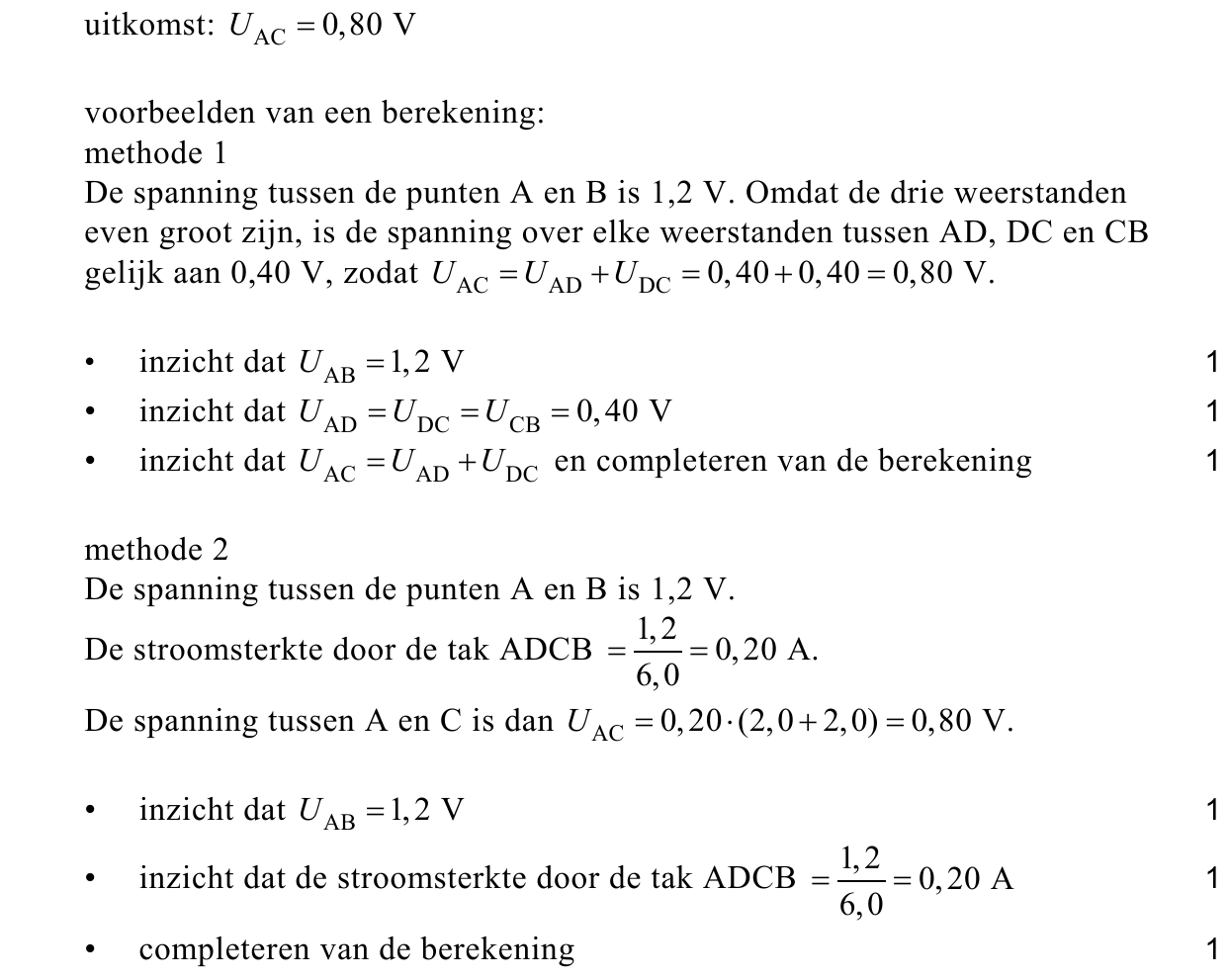 beoordelingsmodel vraag 15