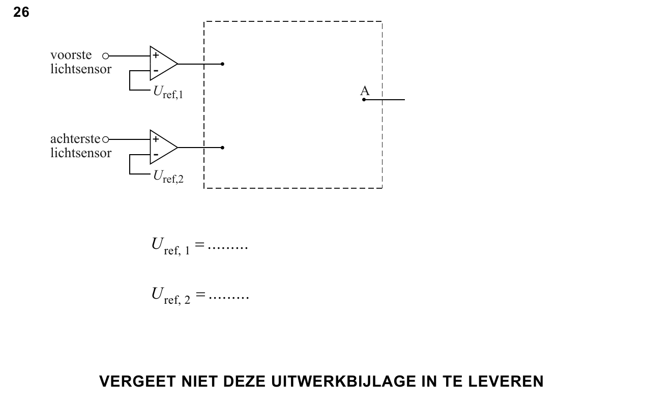 uitwerkbijlage bij vraag 26