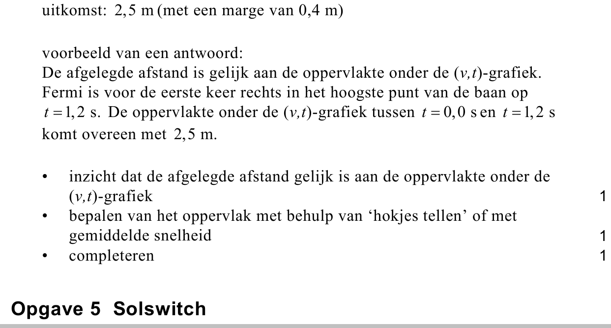 beoordelingsmodel vraag 20
