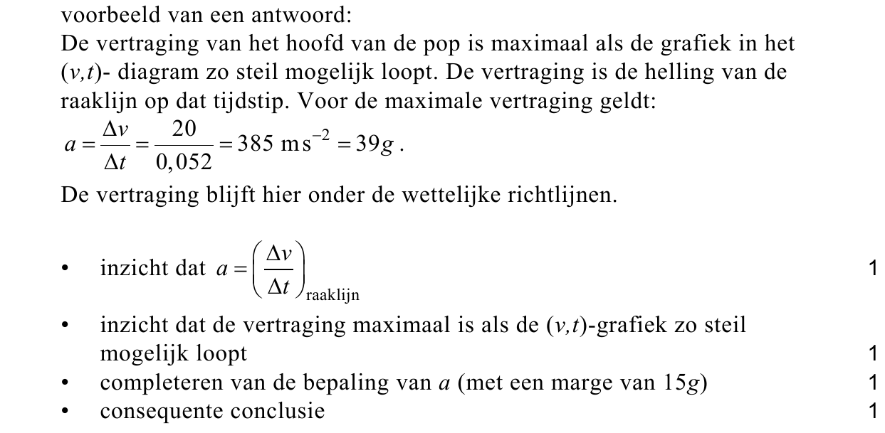 beoordelingsmodel vraag 19