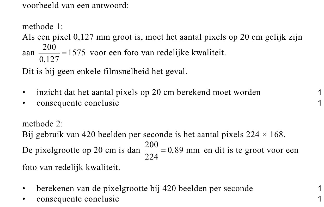beoordelingsmodel vraag 28