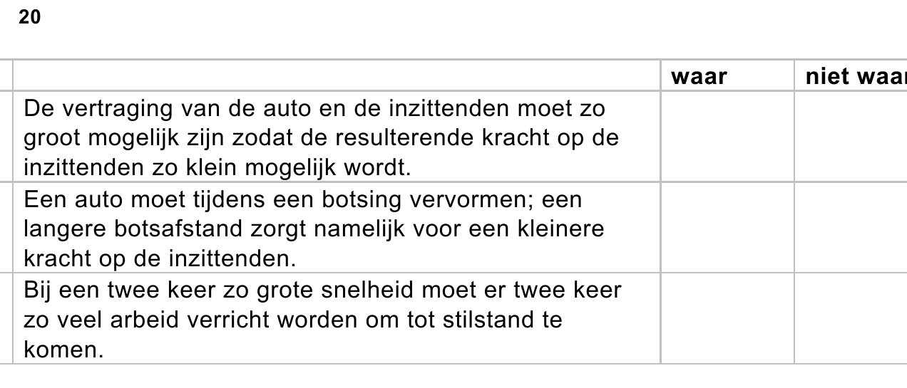 uitwerkbijlage bij vraag 20