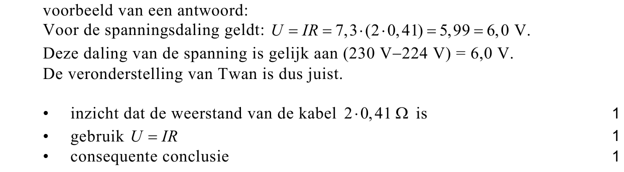 beoordelingsmodel vraag 16