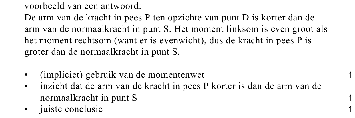 beoordelingsmodel vraag 18