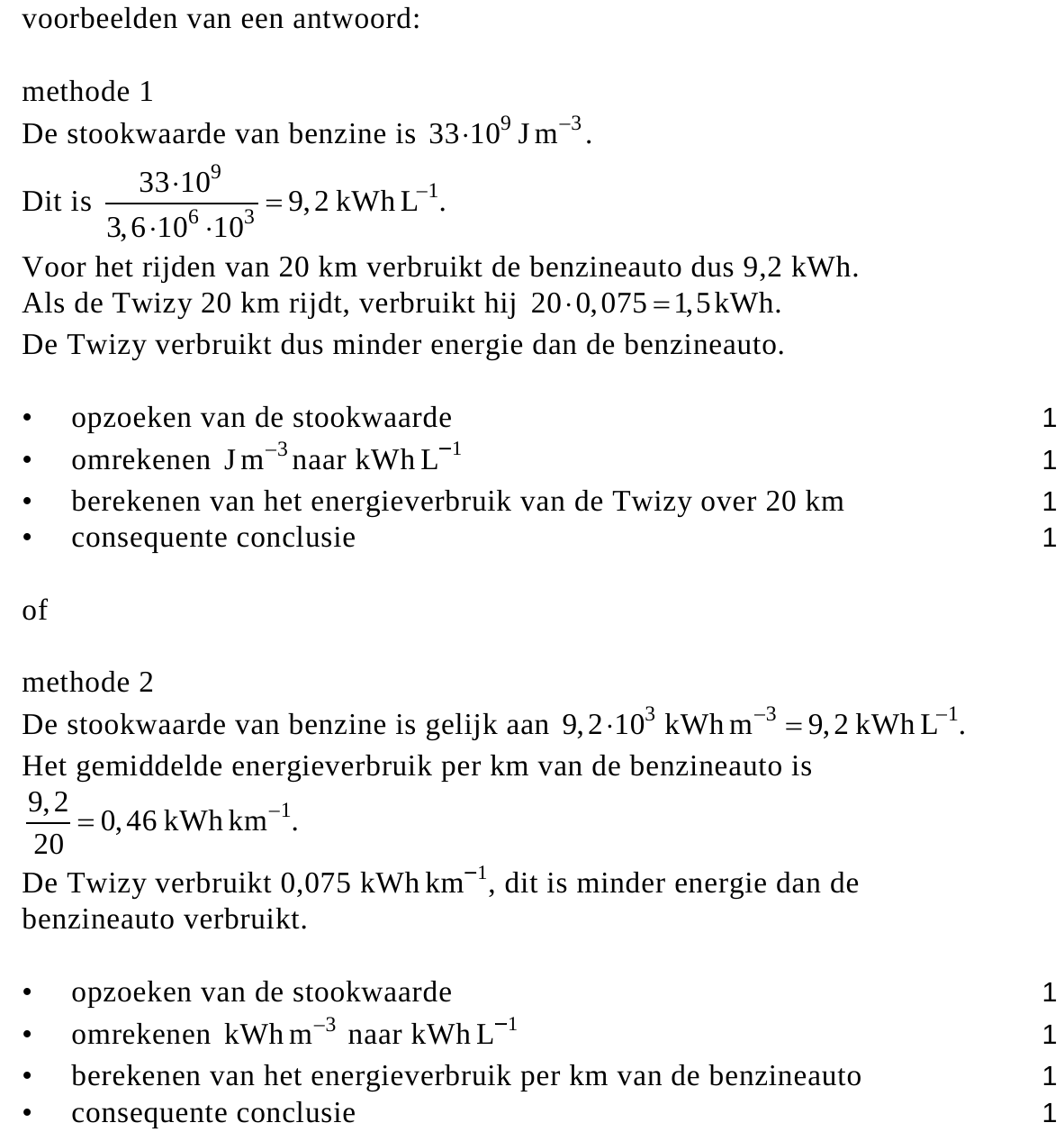 beoordelingsmodel vraag 17