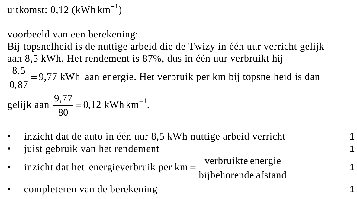 beoordelingsmodel vraag 18