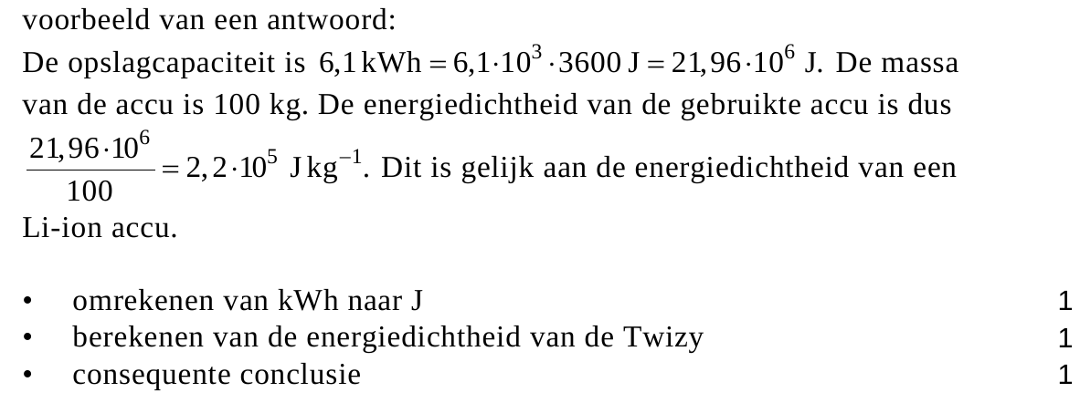 beoordelingsmodel vraag 21