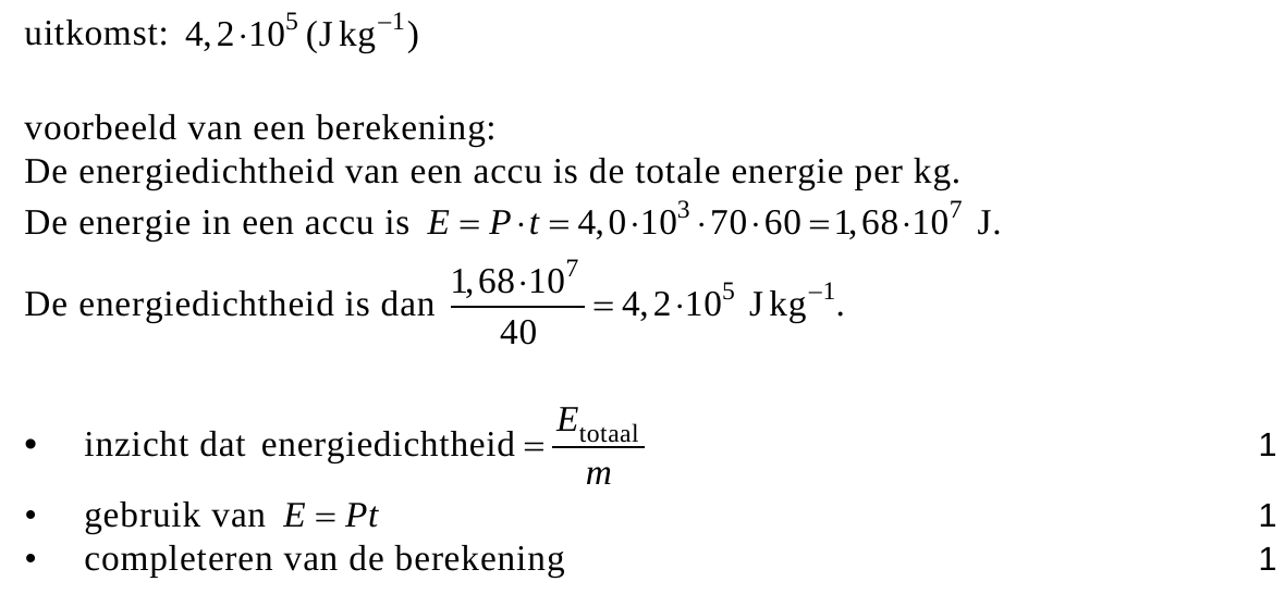 beoordelingsmodel vraag 25