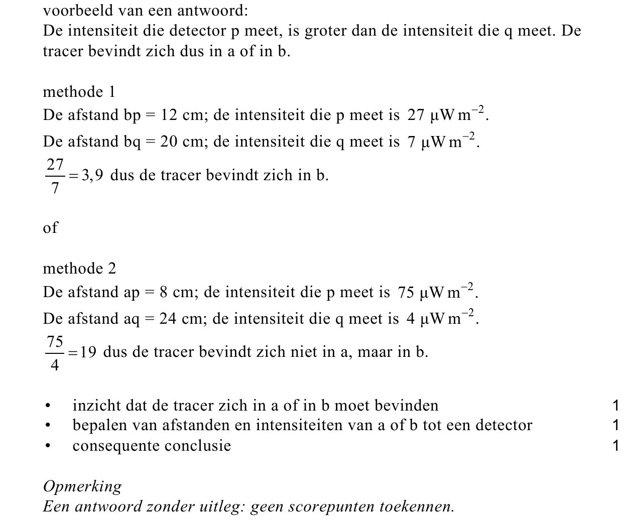 beoordelingsmodel vraag 12