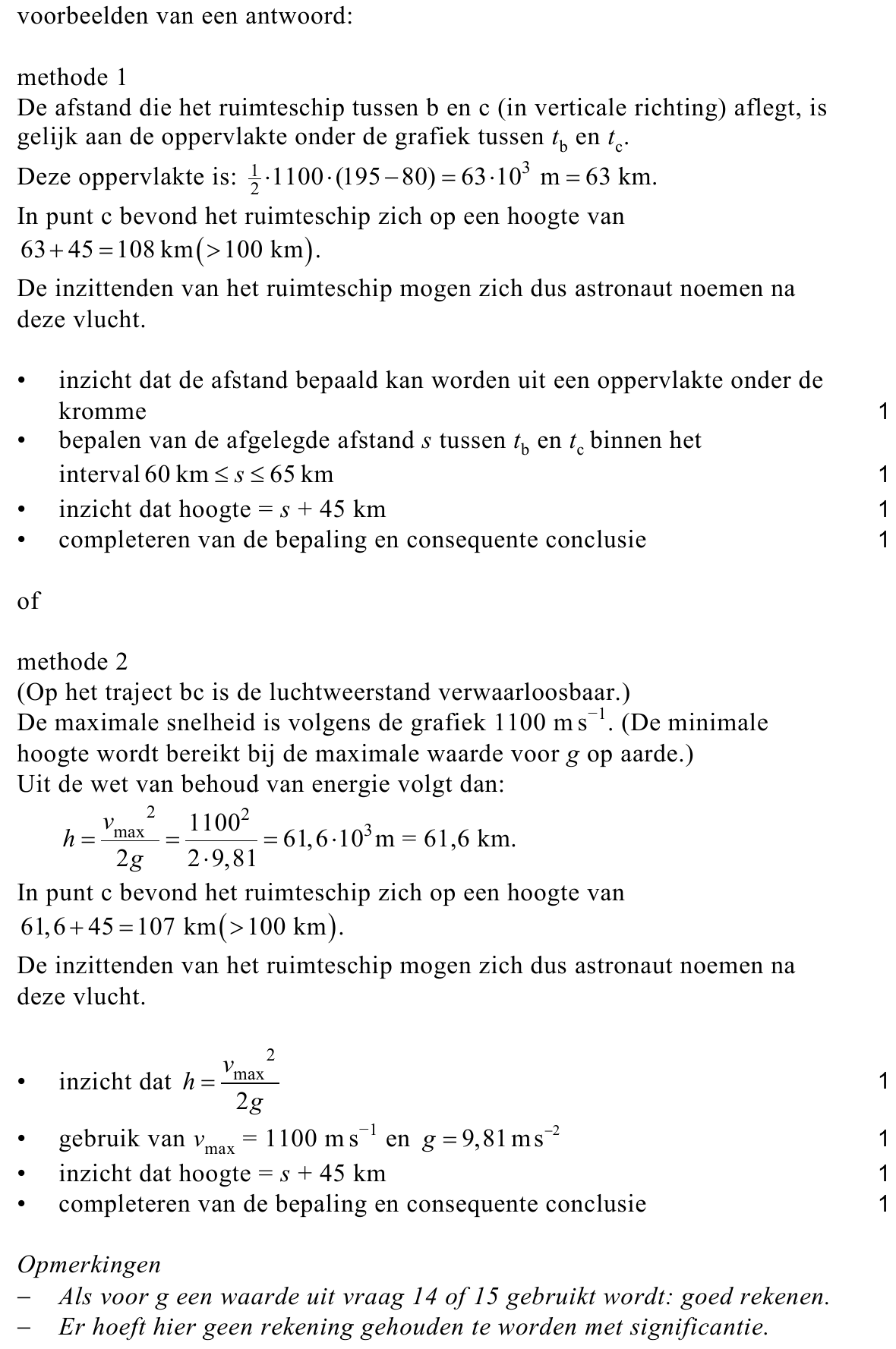 beoordelingsmodel vraag 17