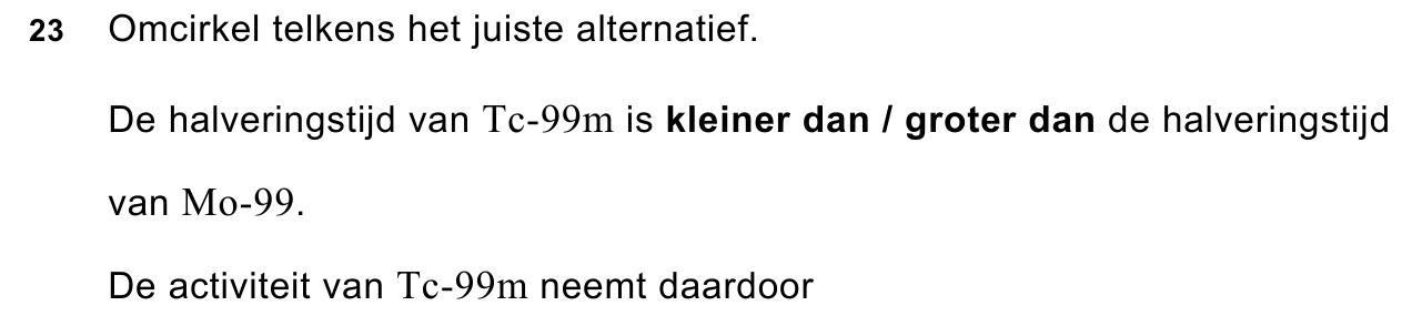 uitwerkbijlage bij vraag 23