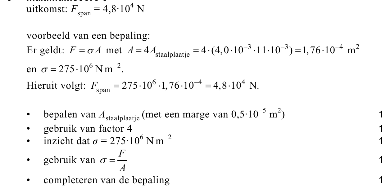 beoordelingsmodel vraag 8