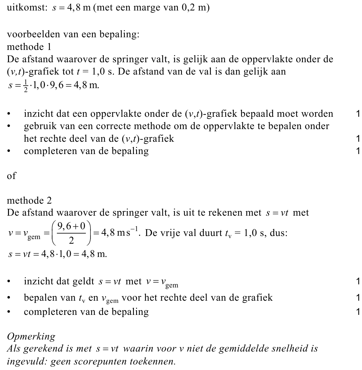 beoordelingsmodel vraag 10
