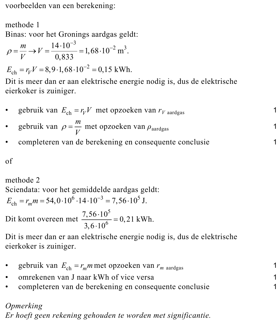 beoordelingsmodel vraag 20