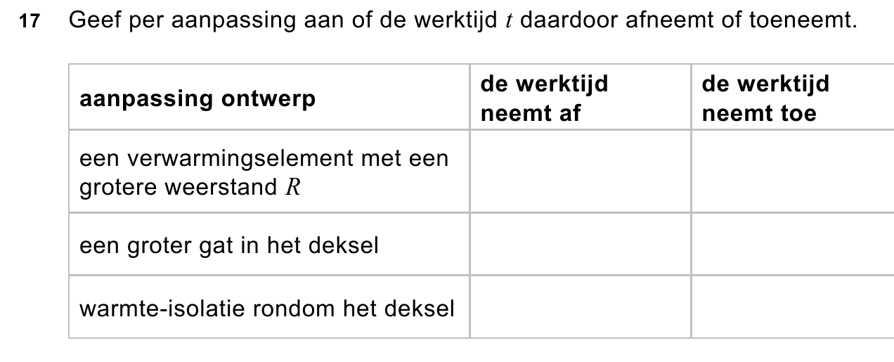 uitwerkbijlage bij vraag 17