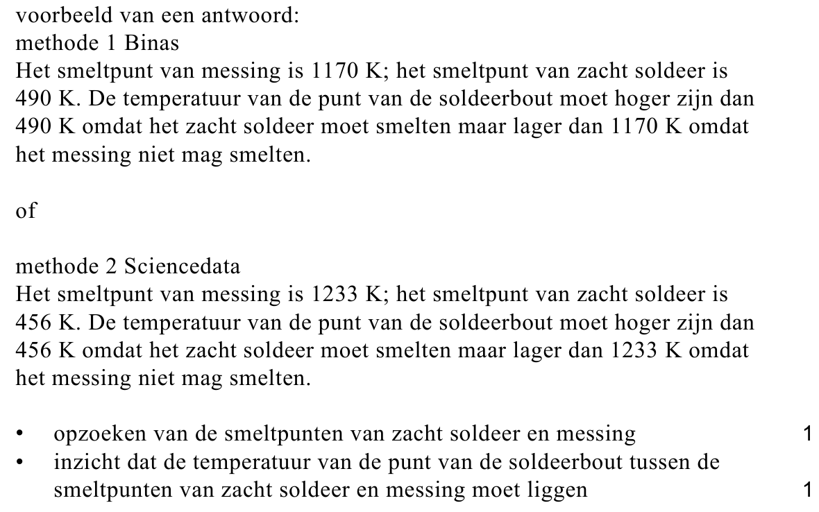 beoordelingsmodel vraag 13