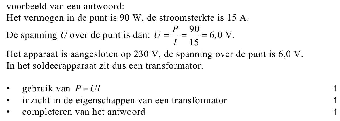 beoordelingsmodel vraag 14