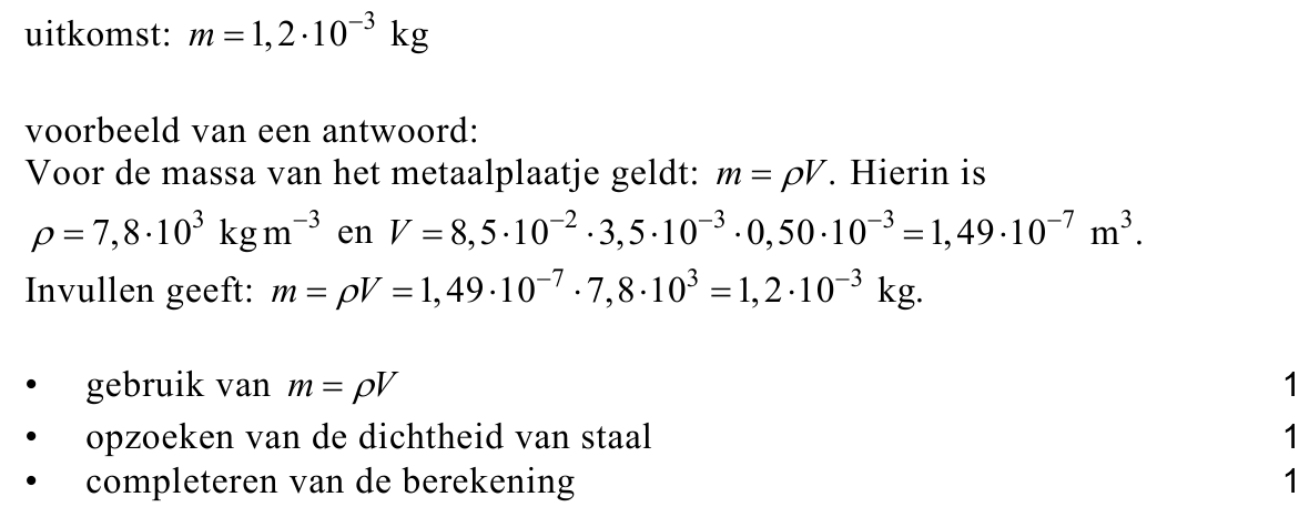 beoordelingsmodel vraag 19