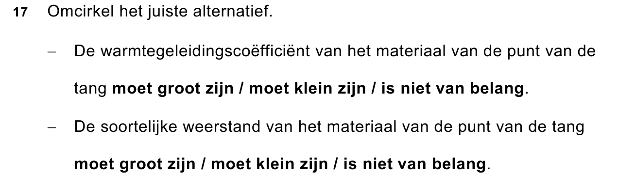 uitwerkbijlage bij vraag 17