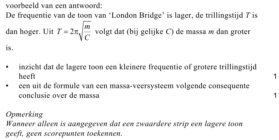 beoordelingsmodel vraag 5