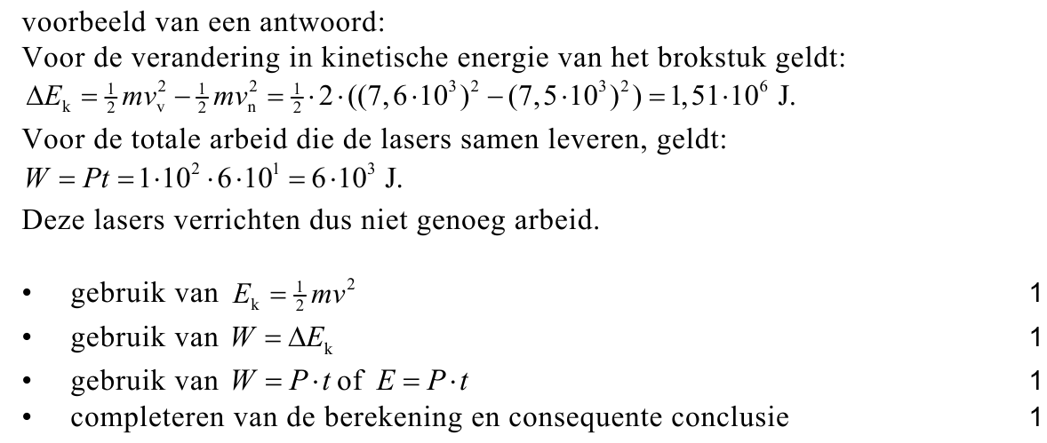 beoordelingsmodel vraag 8