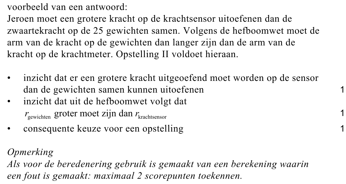 beoordelingsmodel vraag 9