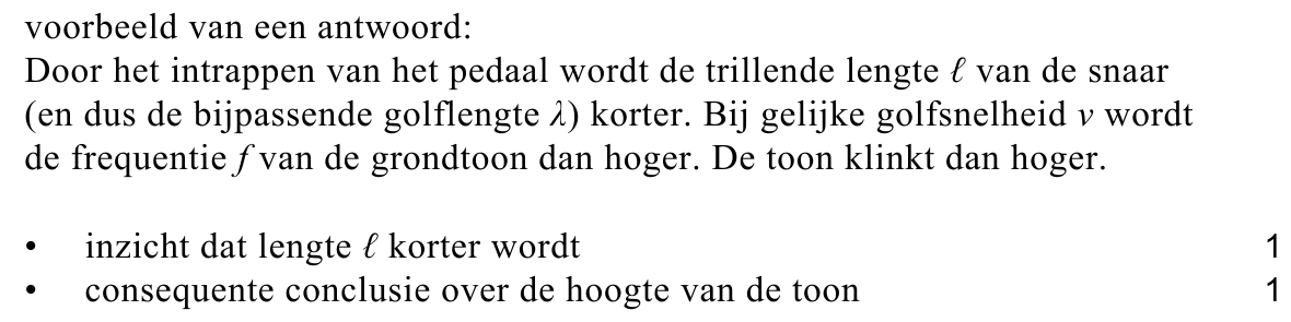 beoordelingsmodel vraag 11