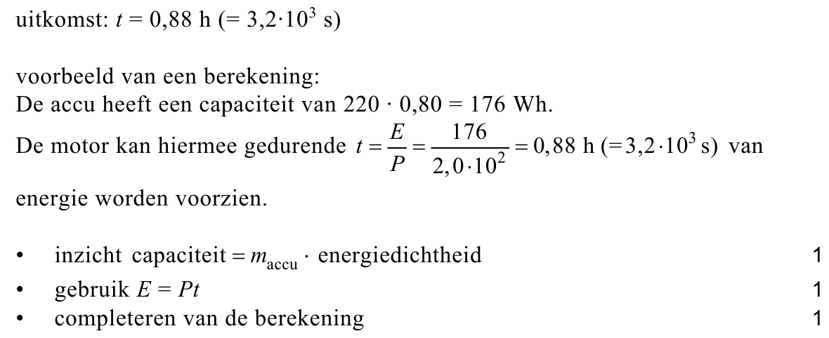 beoordelingsmodel vraag 15
