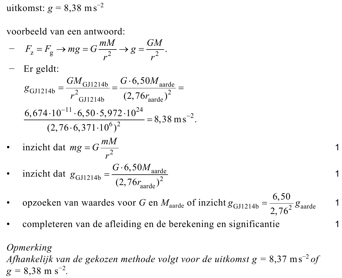 beoordelingsmodel vraag 4