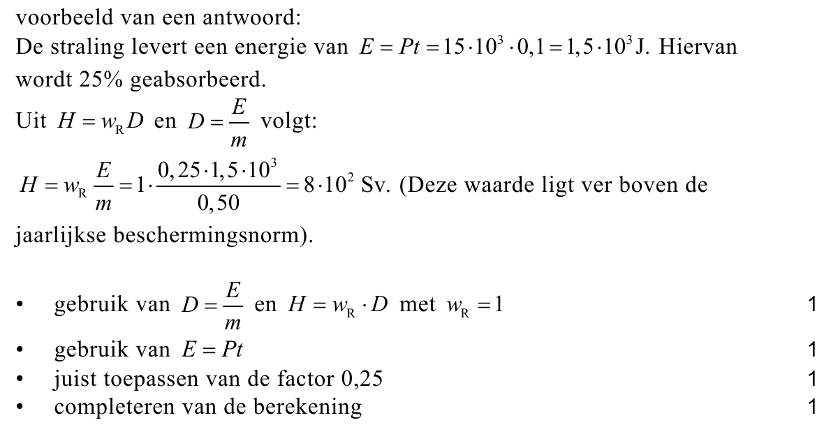 beoordelingsmodel vraag 19