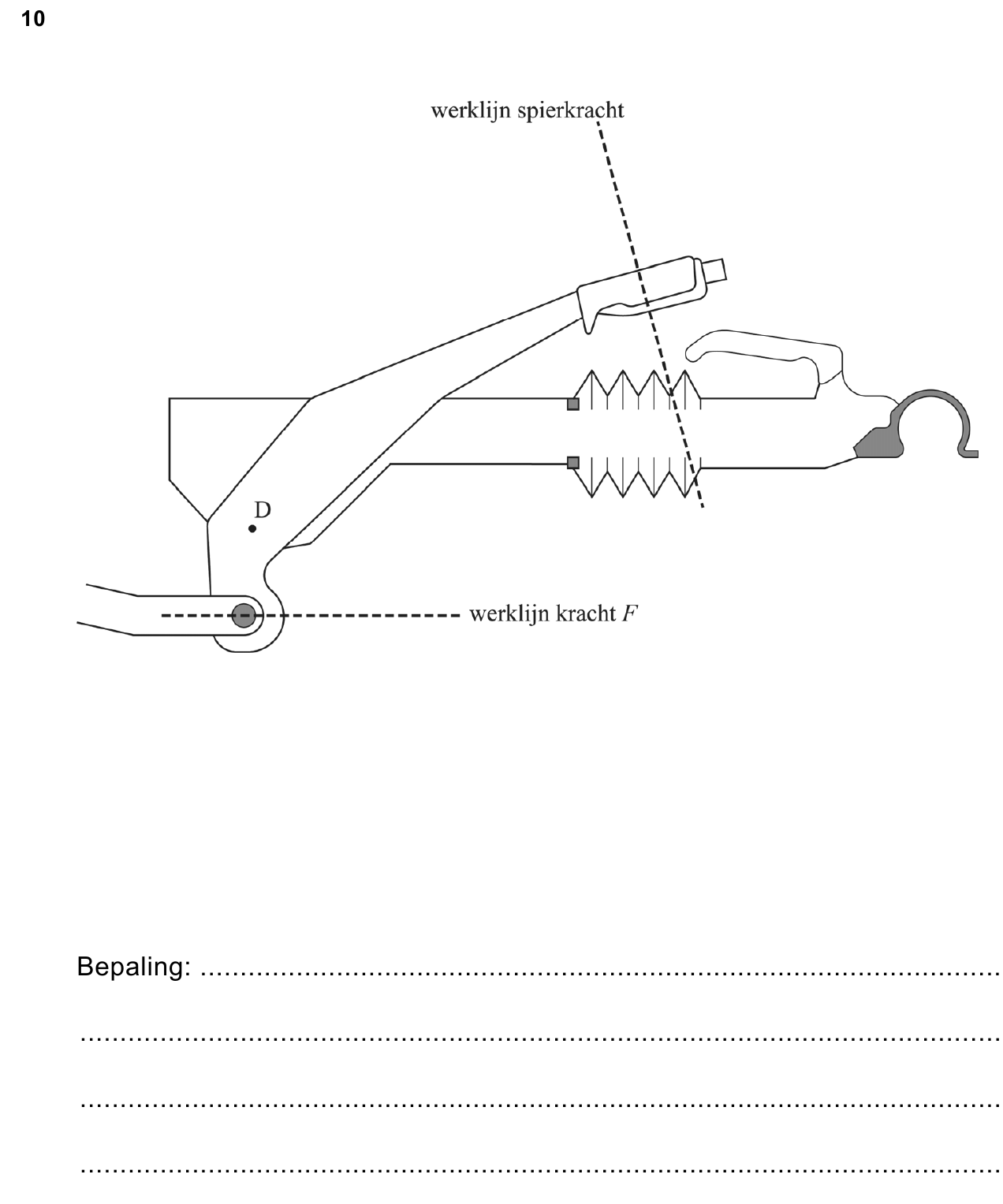 uitwerkbijlage bij vraag 10