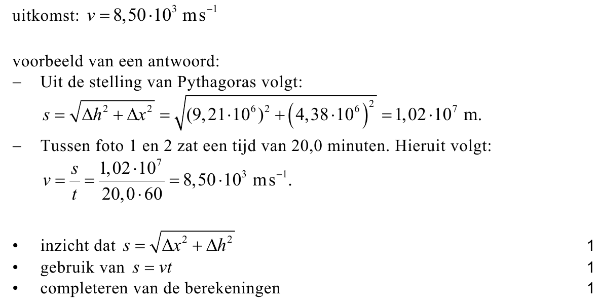 beoordelingsmodel vraag 14