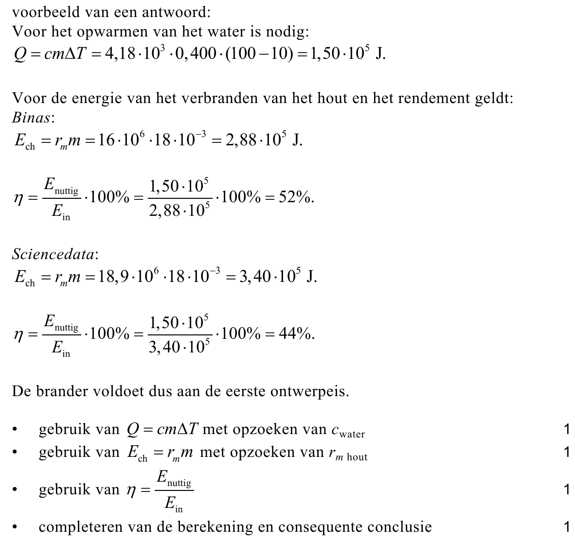 beoordelingsmodel vraag 5