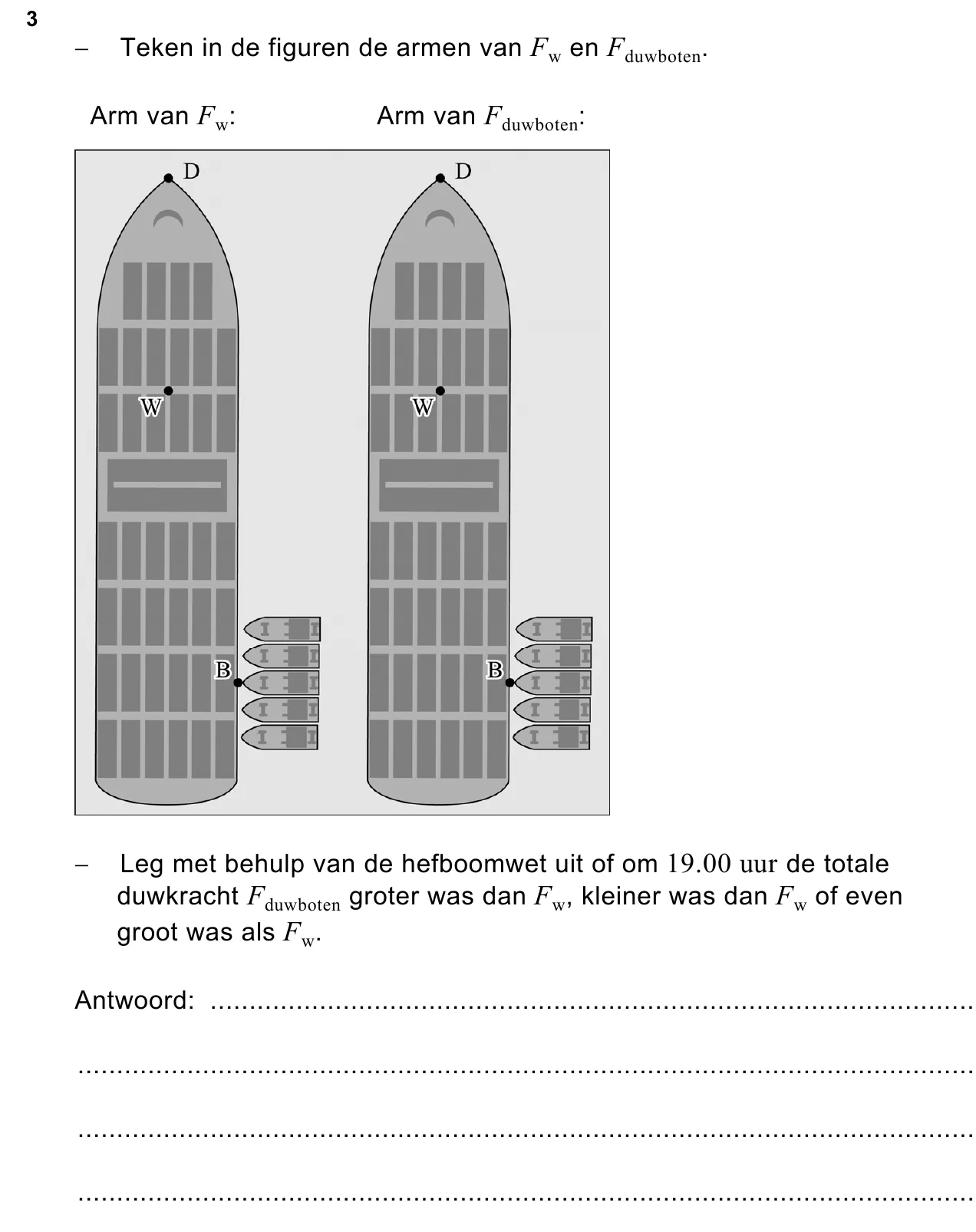 uitwerkbijlage bij vraag 3