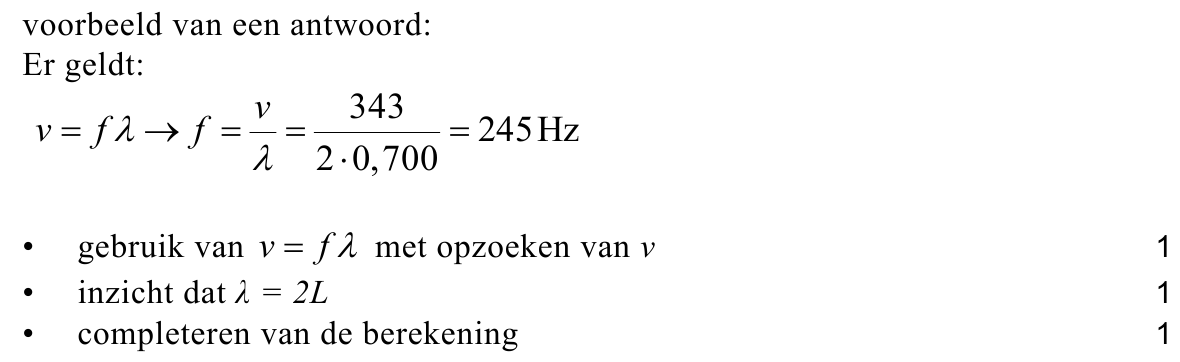 beoordelingsmodel vraag 1