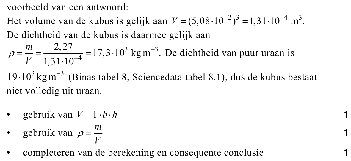 beoordelingsmodel vraag 8