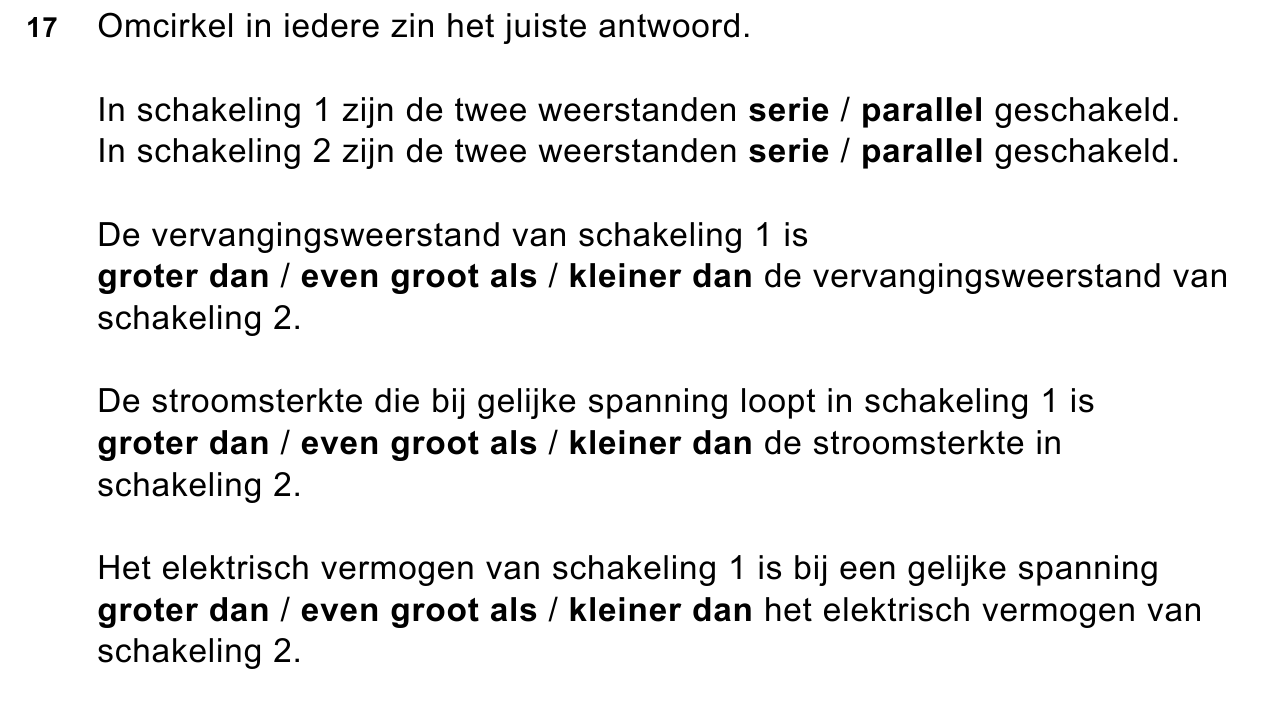 uitwerkbijlage bij vraag 17