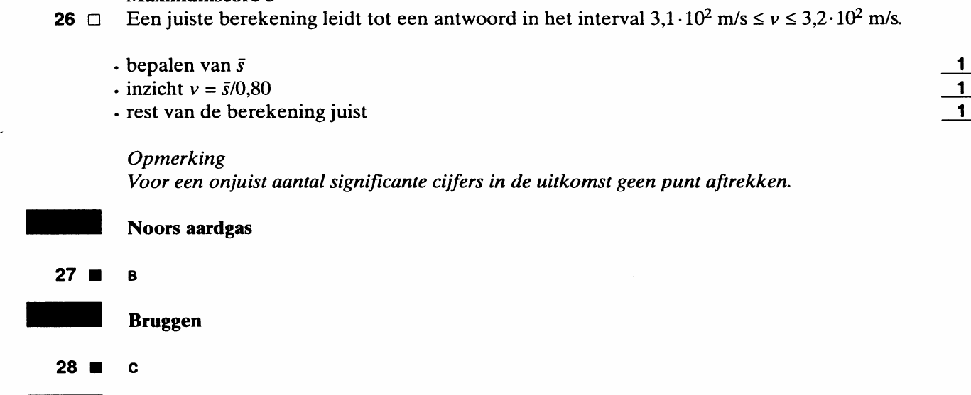 beoordelingsmodel vraag 26