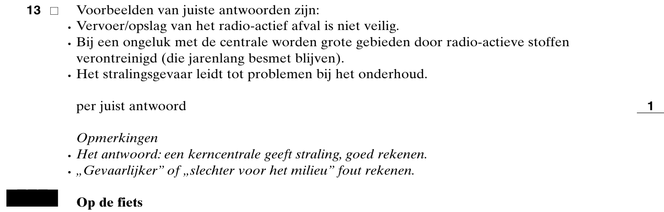 beoordelingsmodel vraag 13